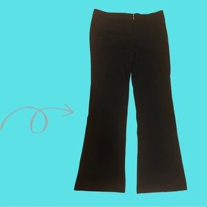 Black slacks, made by Star City (JCPenney). Size 7 in juniors. Flared leg.